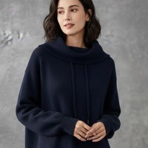 Beatrix OST Super Fine Merino wool Cowl Neck Sweater- size small